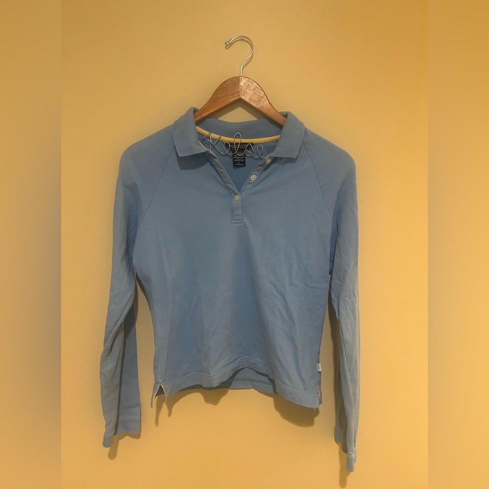 Y2K Abercrombie & Fitch Light Blue Polo, Women’s Size L